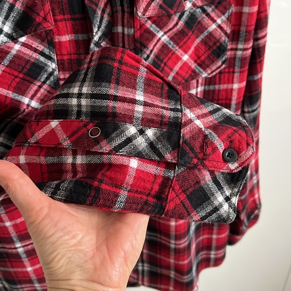 Men’s Plaid Button Down Shirt, Size L - Picture 3 of 8